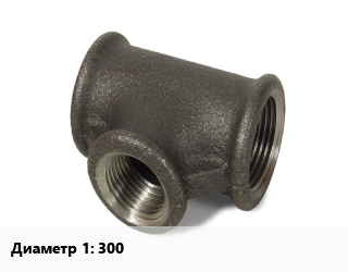 Тройник чугунный 300, под муфту, короткий, шт цена от 20404 ₼ / шт, где купить, условия доставки в Баку и Бакинская области